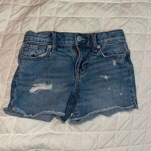 OLD NAVY Adjustable Waist Girls Denim Shorts Size 6